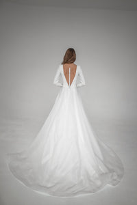 Plus Size Organza Wedding Dress Tayra view 12