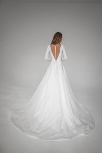 Plus Size Organza Wedding Dress Tayra view 3