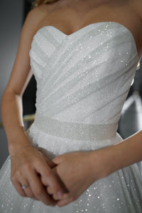 Sparkle Sleeveless Wedding Dress Kerstin view 7