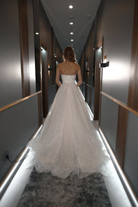 Sparkle Sleeveless Wedding Dress Kerstin view 9