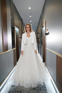 Light Ivory Jacket K - 068 | Ready-to-Ship view 13