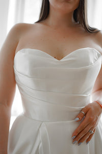 Plus Size Mikado Wedding Dress Chloe view 5