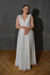 Plus Size Glitter Wedding Dress Kossy view 3