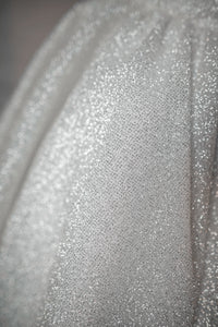 Plus Size Short Sparkly Wedding Dress Milana view 6