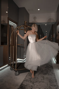 2 in 1 Midi Wedding Dress Monika view 12