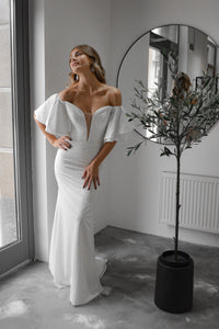 Sparkly Mermaid Wedding Dress Fly view 10