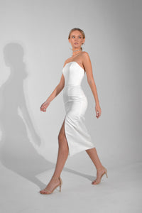 2 in 1 Midi Wedding Dress Monika view 2