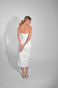 2 in 1 Midi Wedding Dress Monika view 3