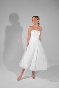 2 in 1 Midi Wedding Dress Monika view 6