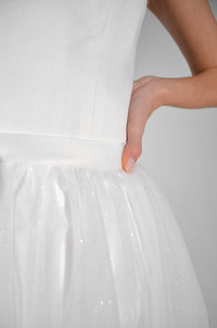 2 in 1 Midi Wedding Dress Monika view 4