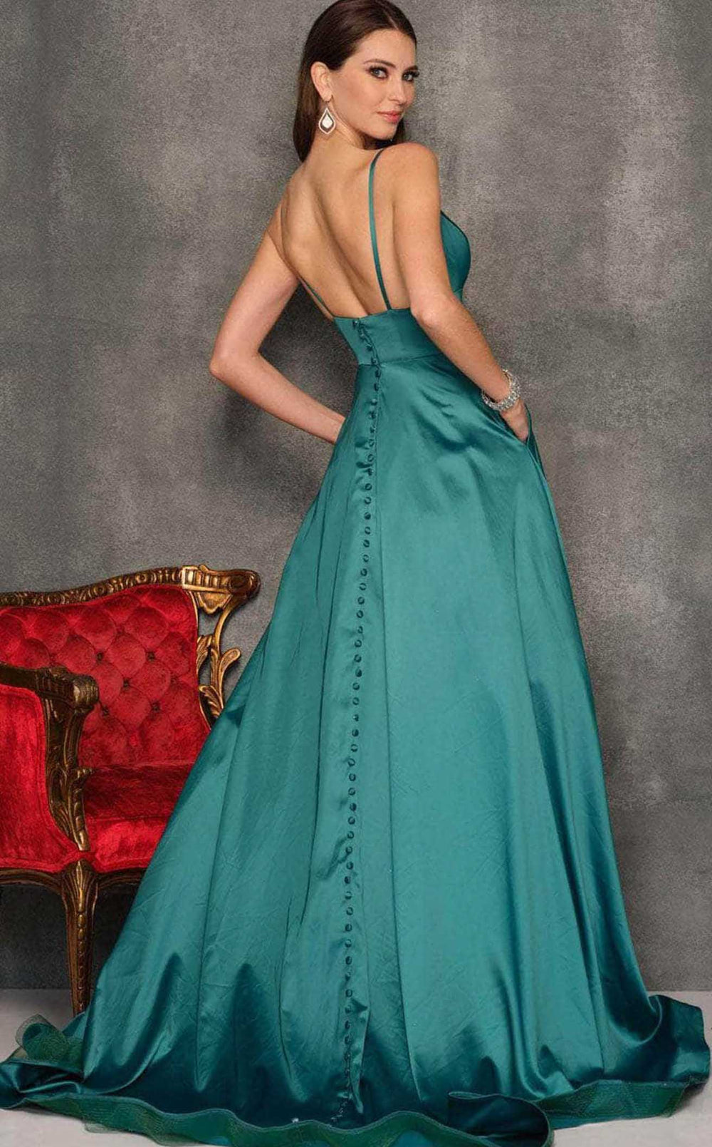 Dave and Johnny 10719 Dress details - VOLAKK