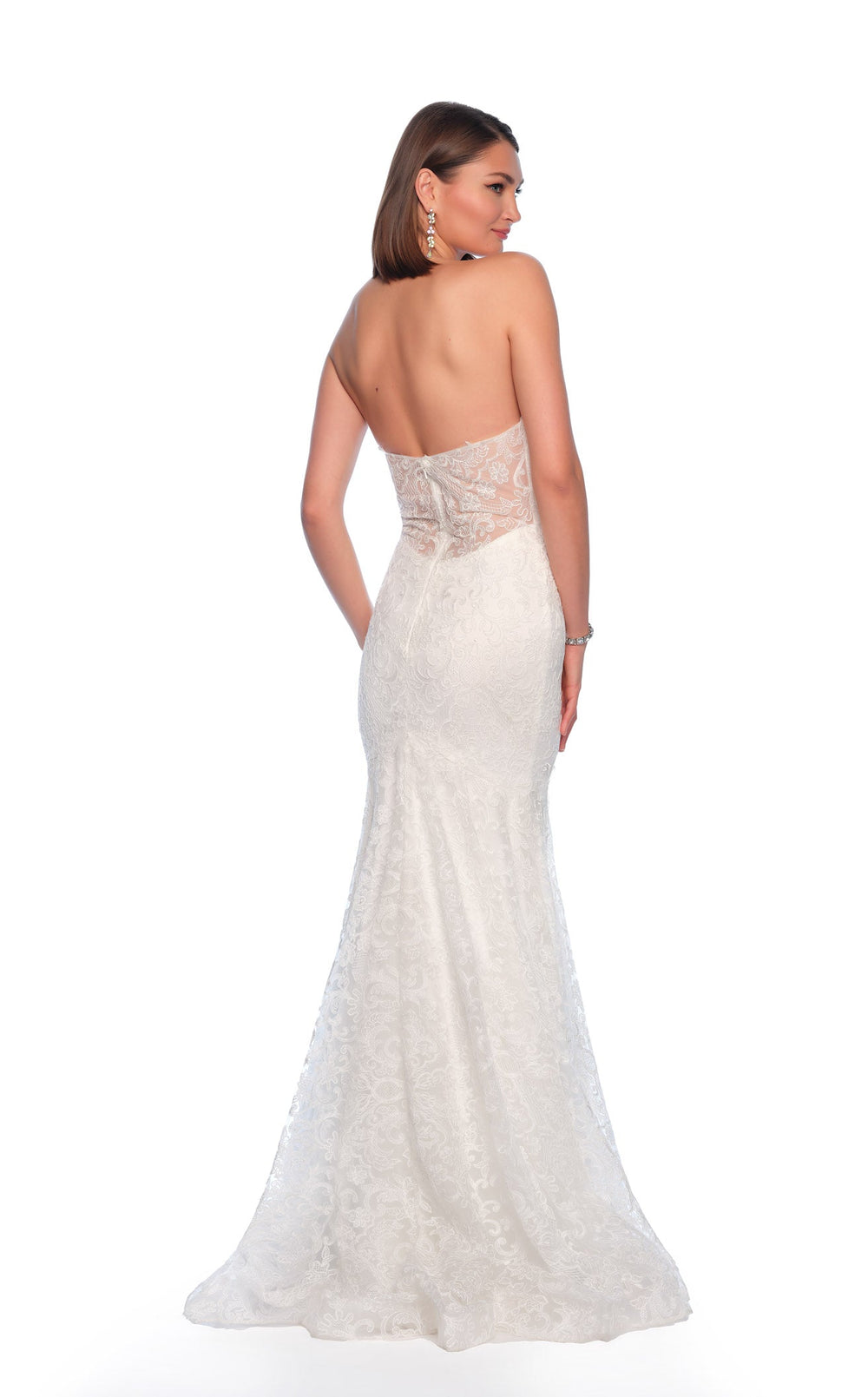 Dave and Johnny 11165 Bridal Dress details - VOLAKK