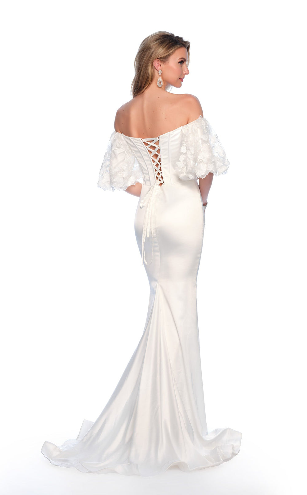 Dave and Johnny 11344 Bridal Dress details - VOLAKK