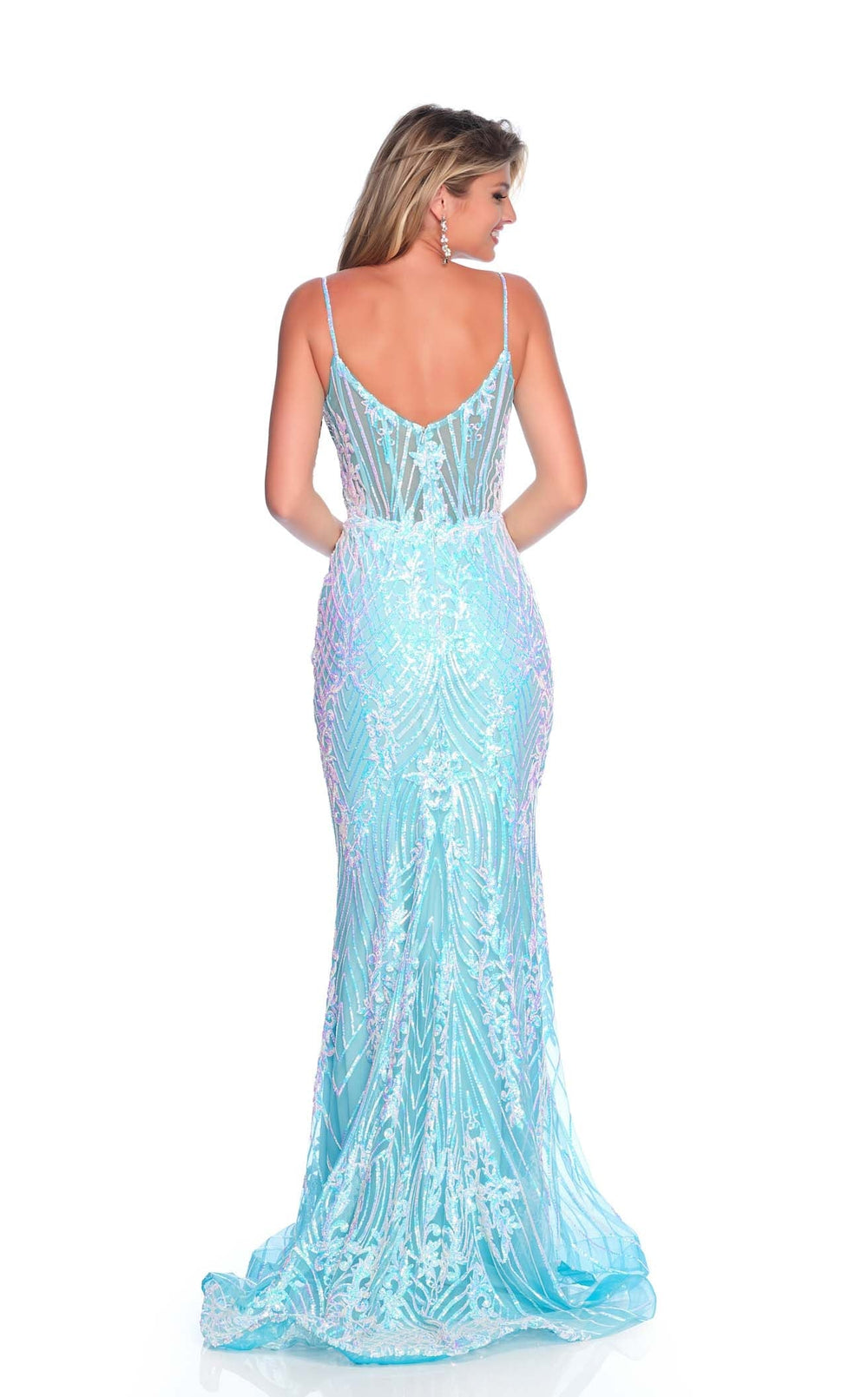Exquisite Dave and Johnny 11378 Dress detail view - VOLAKK