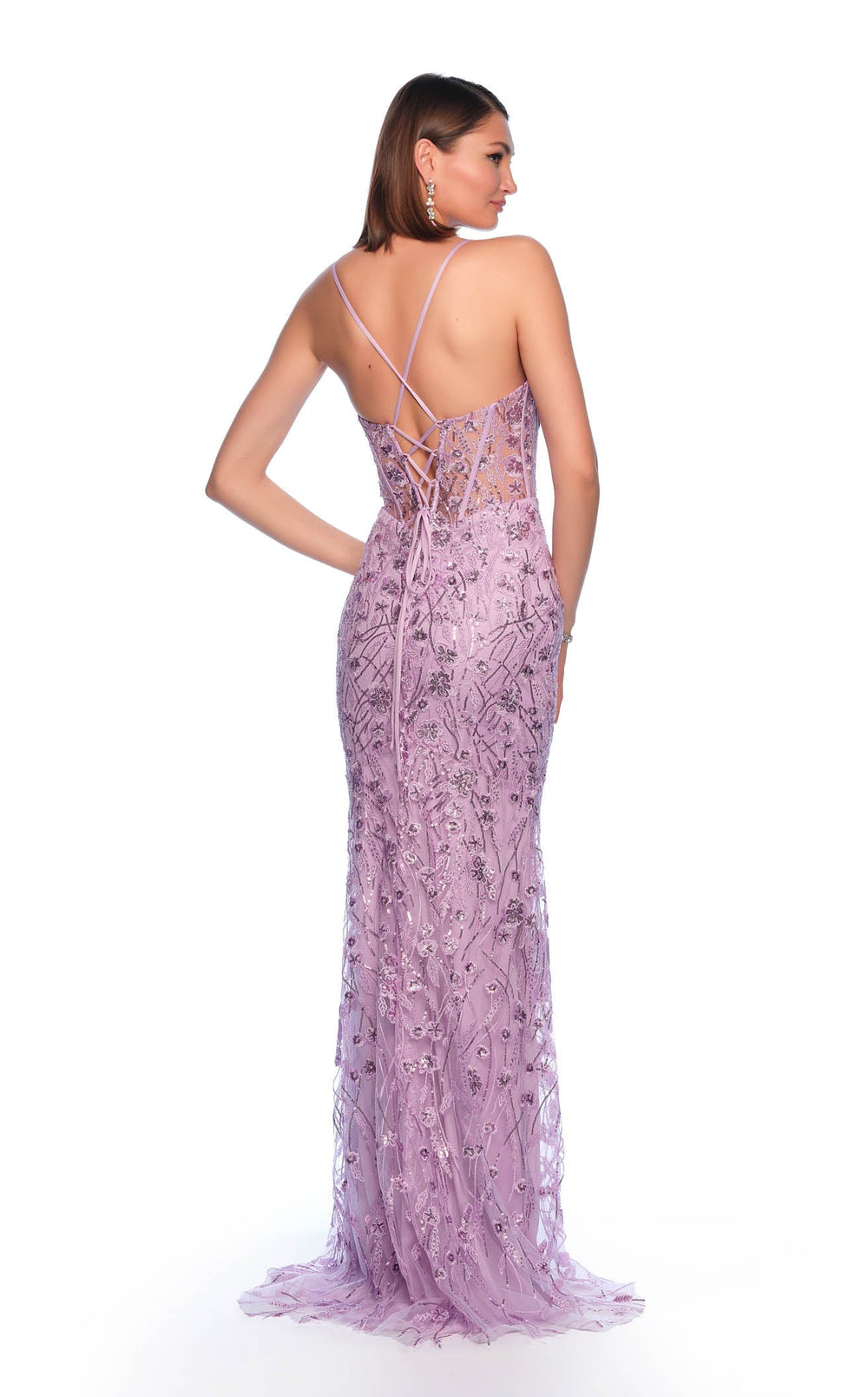 Exquisite Dave and Johnny 11838 Dress detail view - VOLAKK
