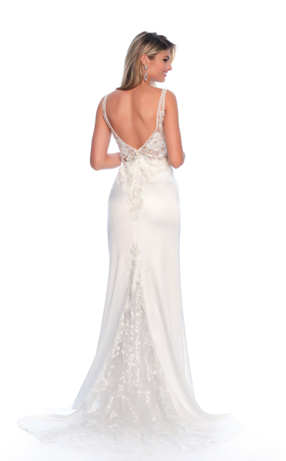 Dave and Johnny 11947 Bridal Dress details - VOLAKK