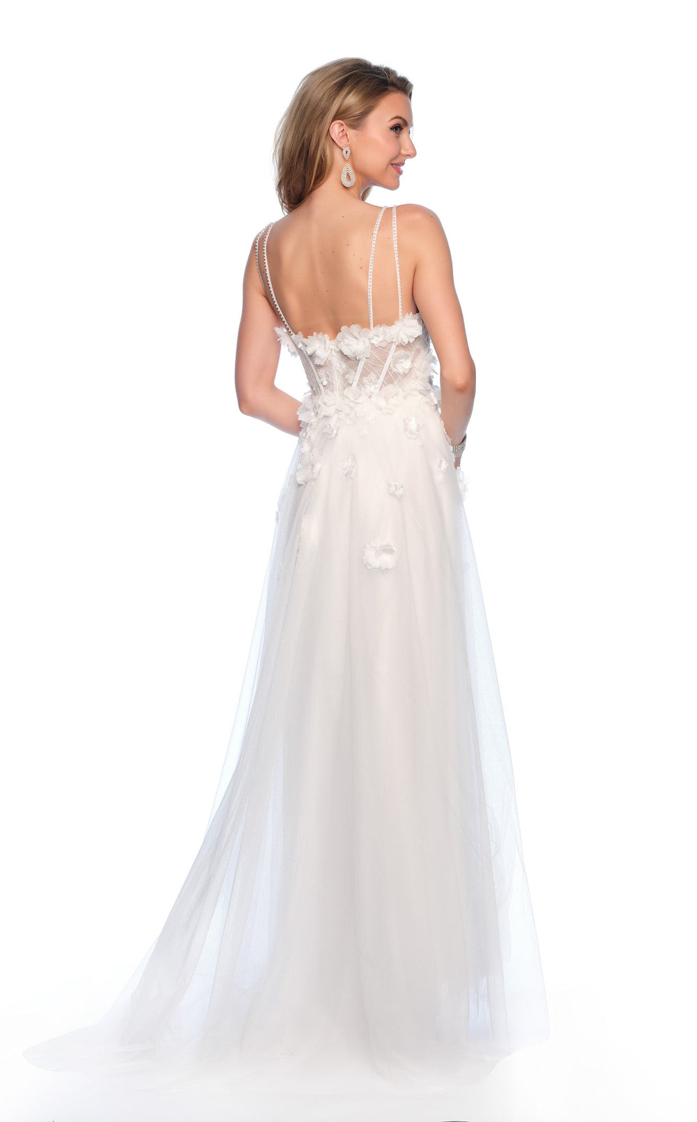 Dave and Johnny 11951 Bridal Dress details - VOLAKK
