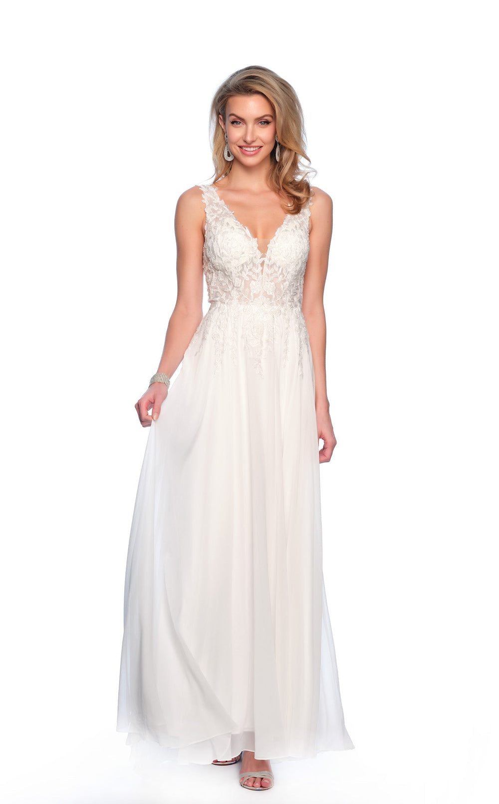 Dave and Johnny 11952 Bridal Dress details - VOLAKK
