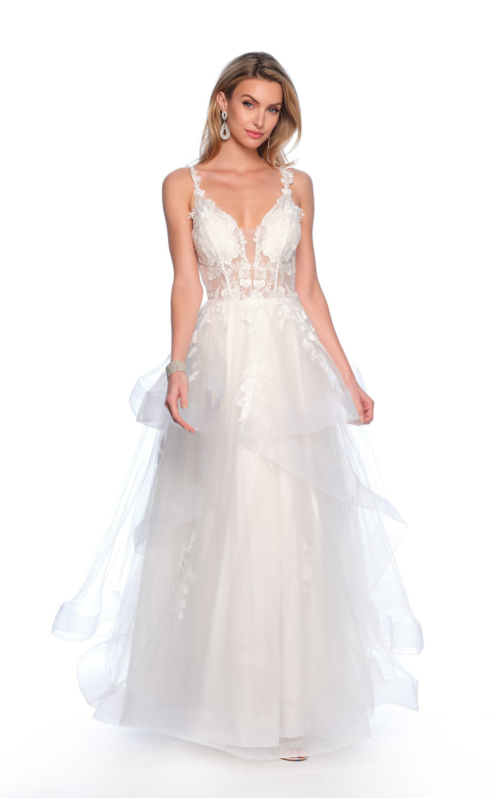 Dave and Johnny 11986 Bridal Dress - VOLAKK