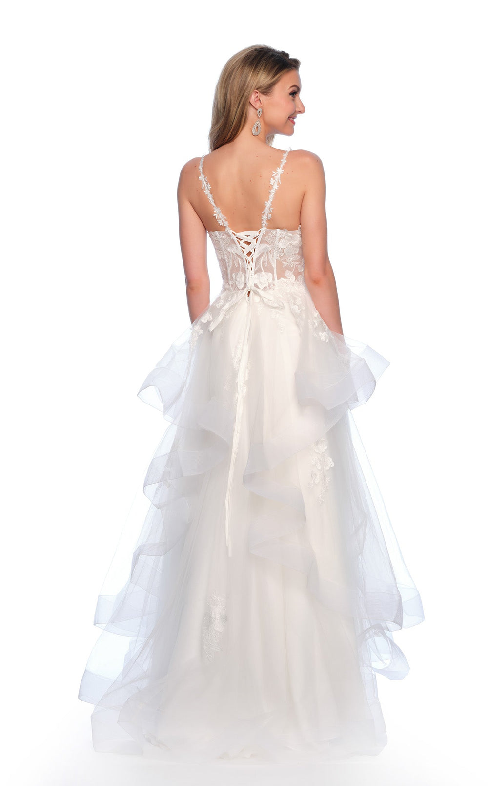 Dave and Johnny 11986 Bridal Dress details - VOLAKK
