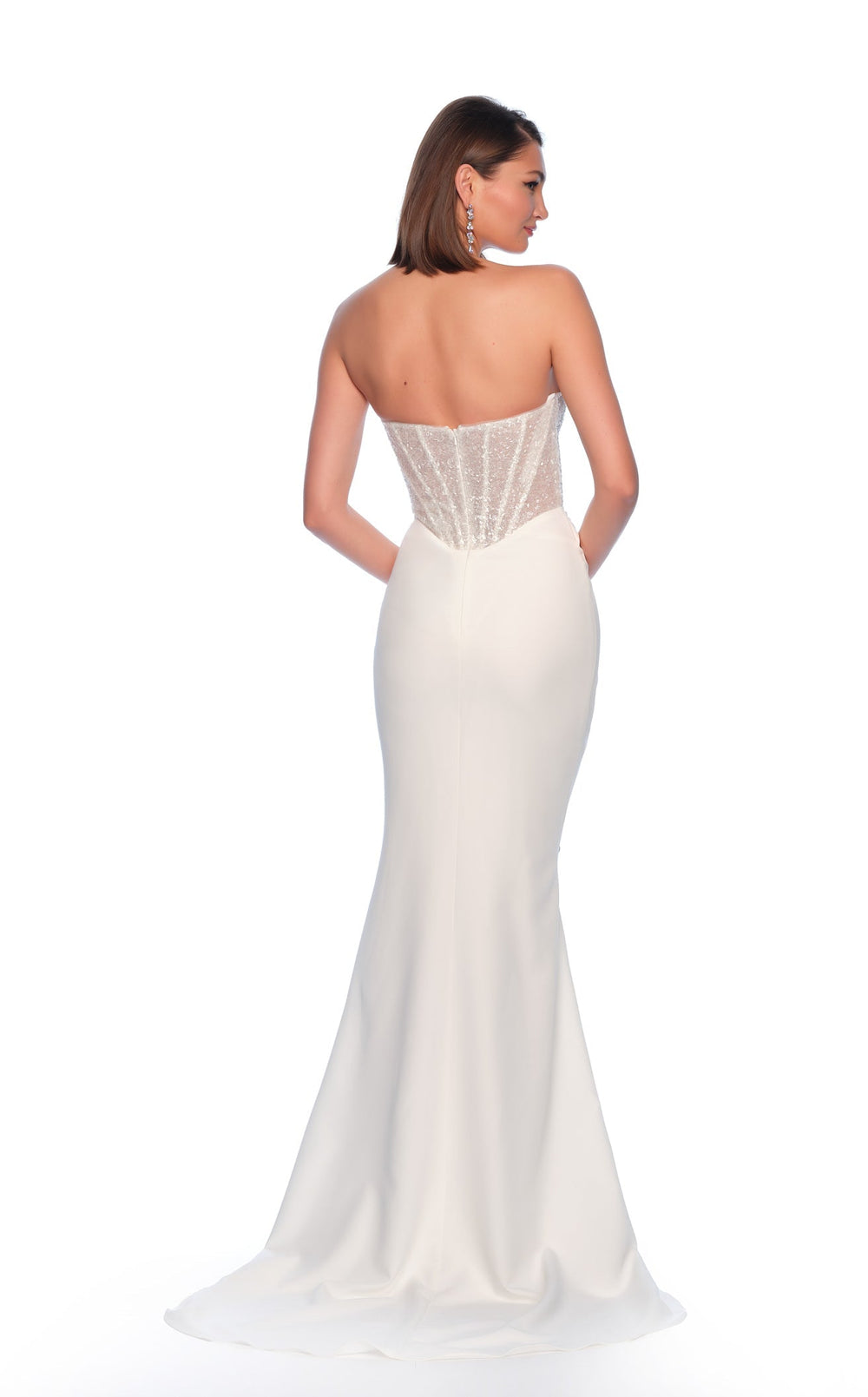 Dave and Johnny 11999 Bridal Dress details - VOLAKK