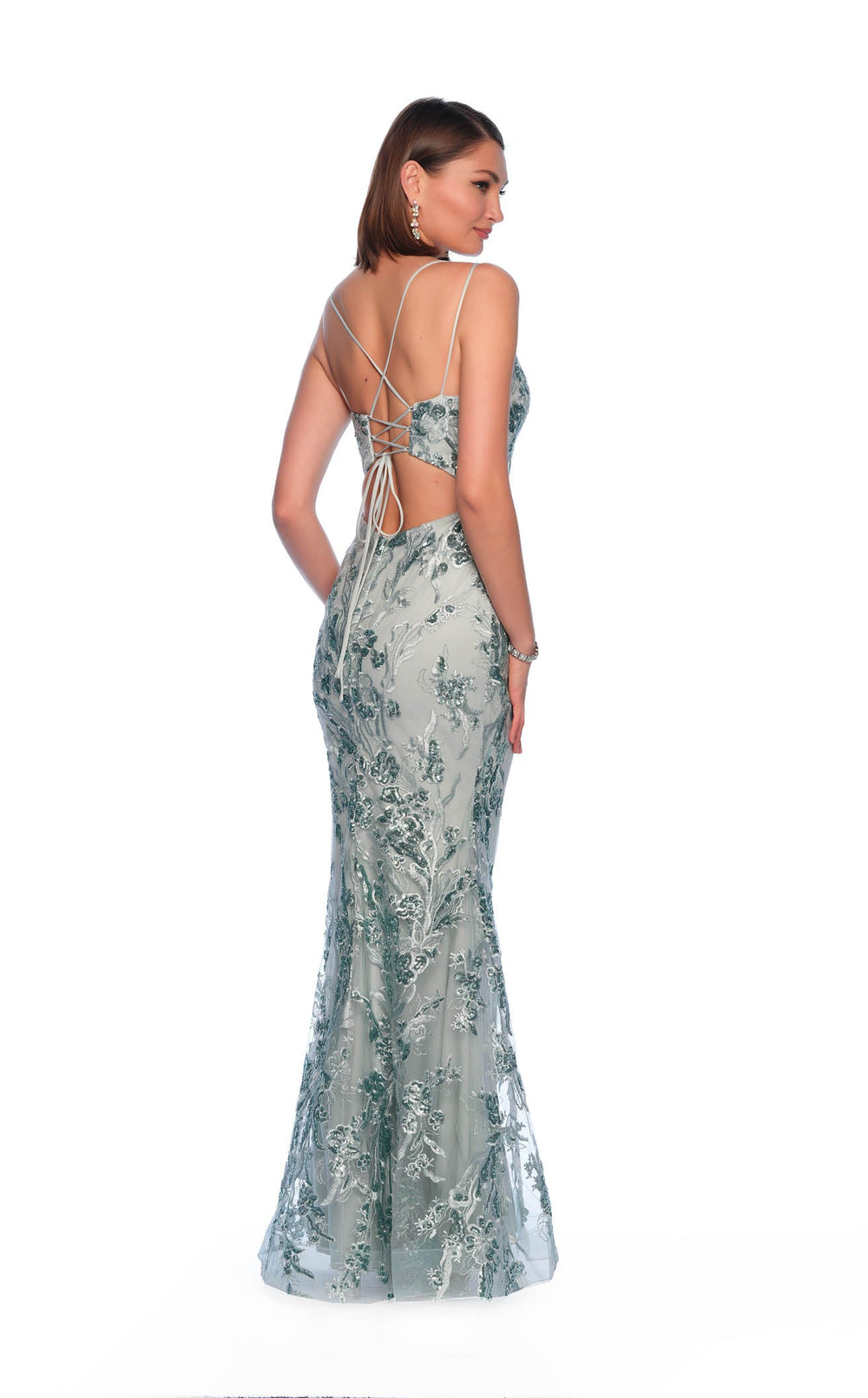 Dave and Johnny 12089 Dress details - VOLAKK