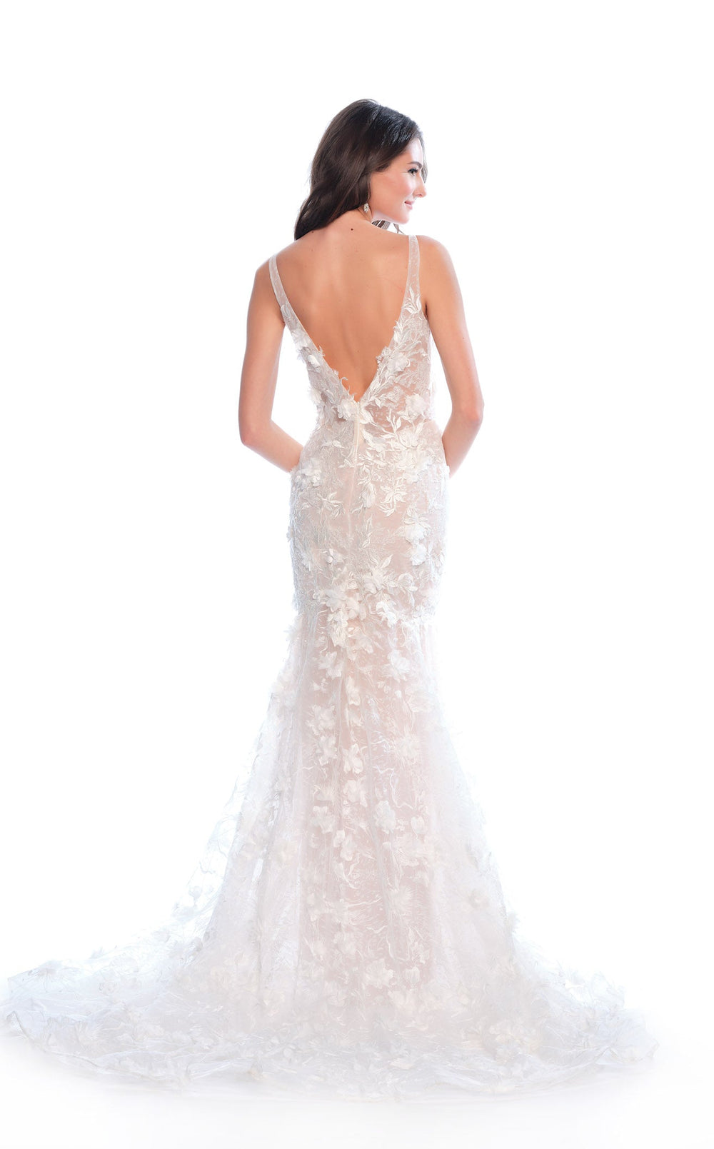 Dave and Johnny 12108 Bridal Dress details - VOLAKK