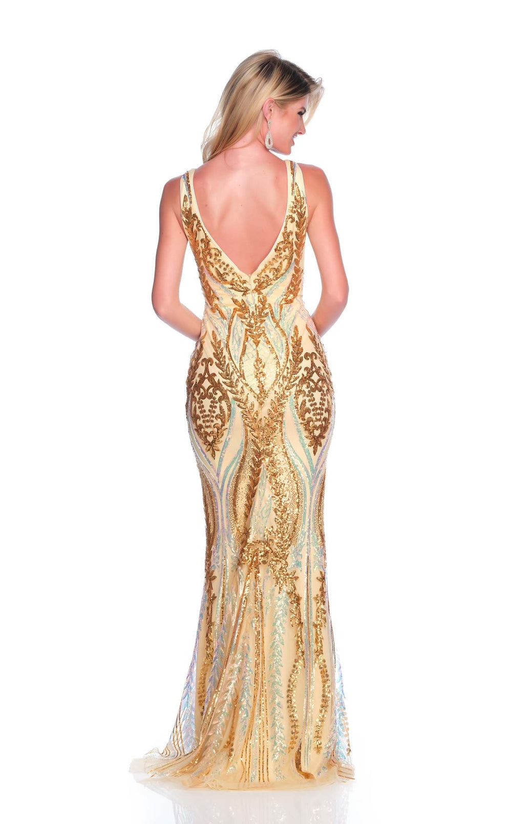 Dave and Johnny 12135 Dress details - VOLAKK