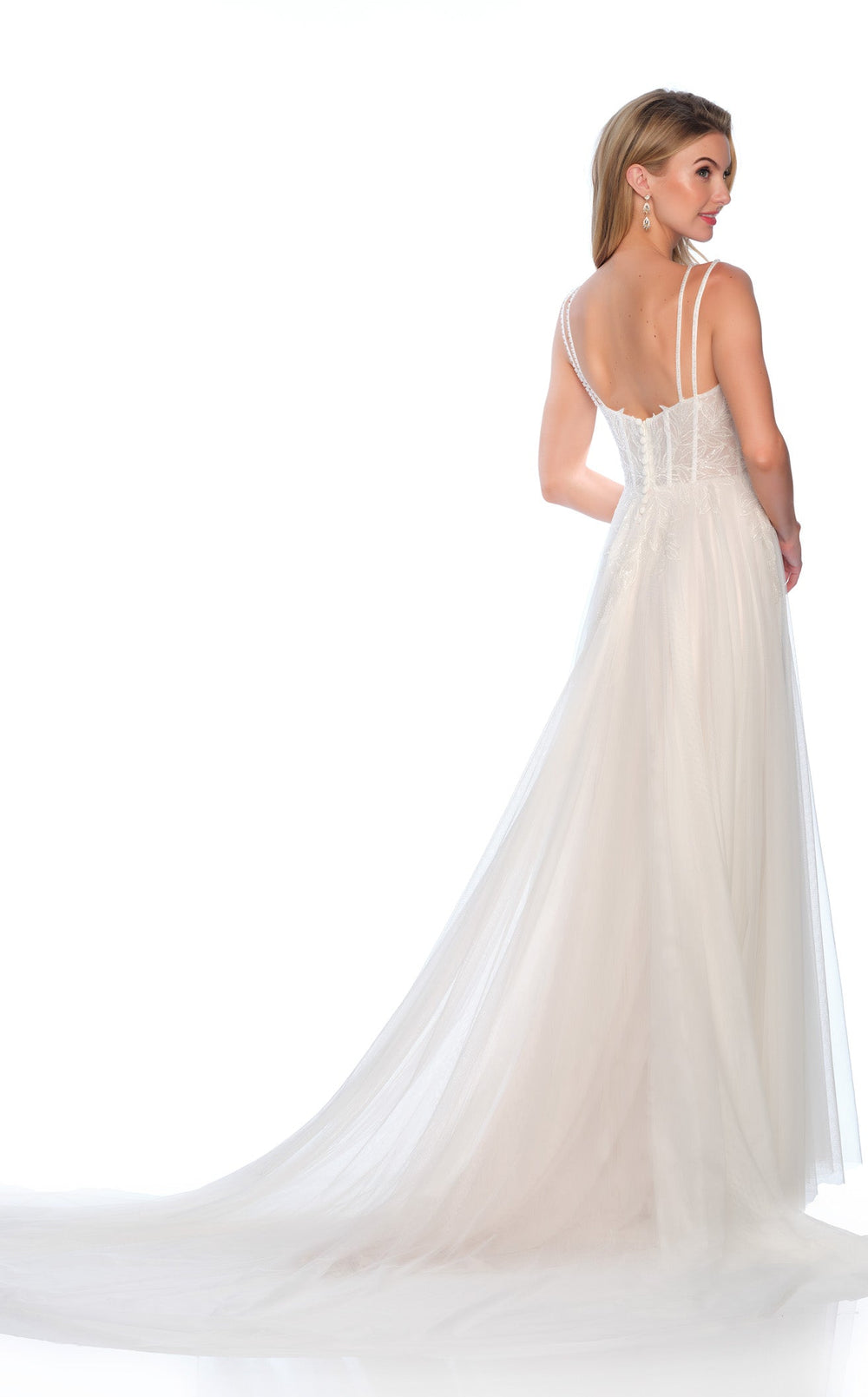 Dave and Johnny 12294 Bridal Dress details - VOLAKK