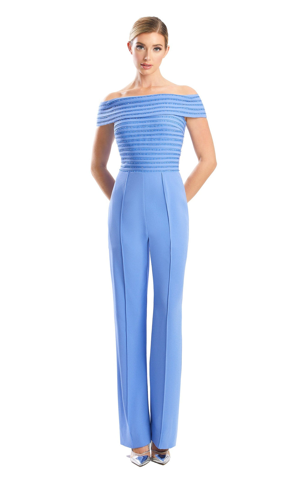 Exquisite Alexander by Daymor 1751S23 Jumpsuit detail view - VOLAKK