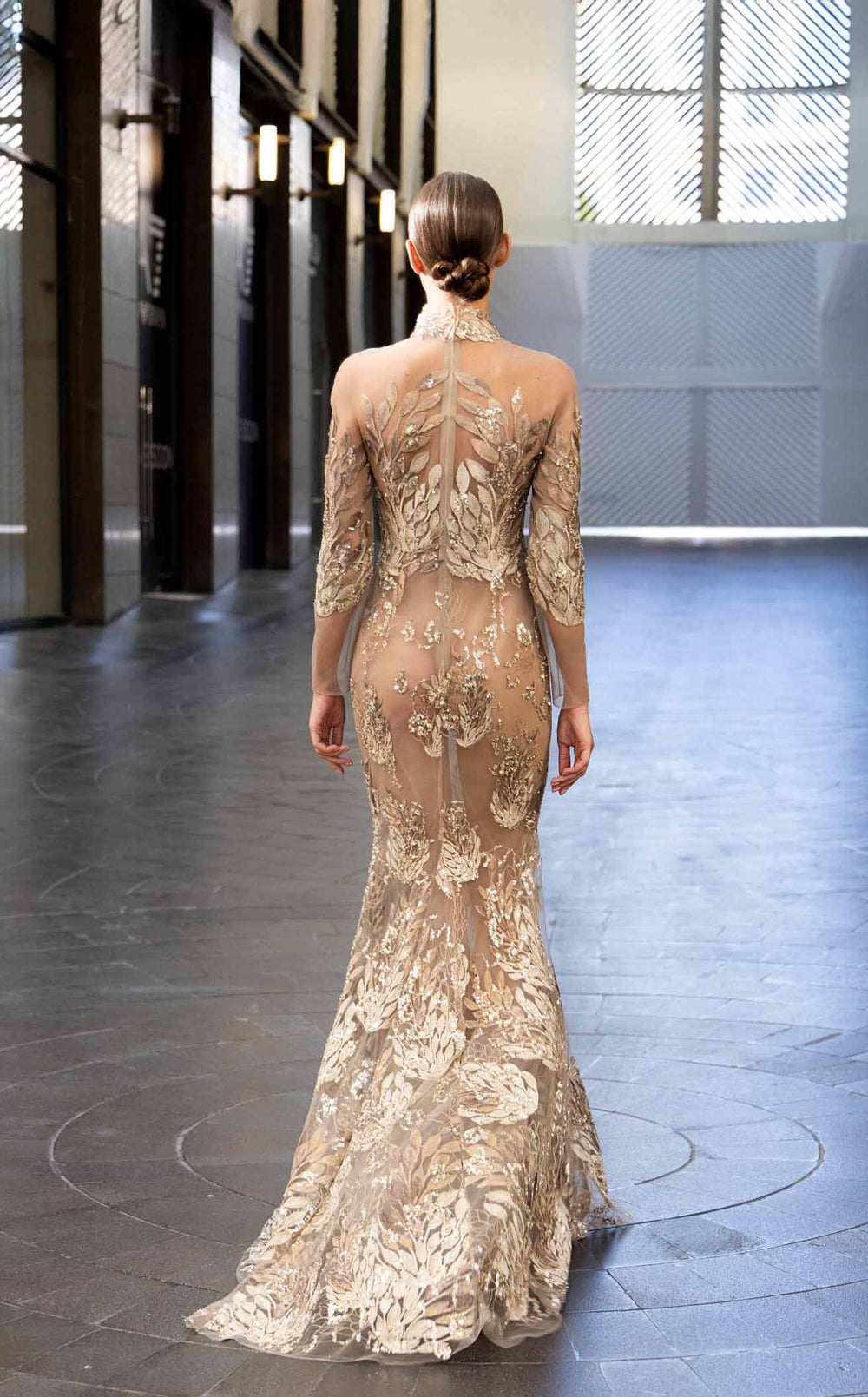 Edward Arsouni Couture 1014 Dress details - VOLAKK