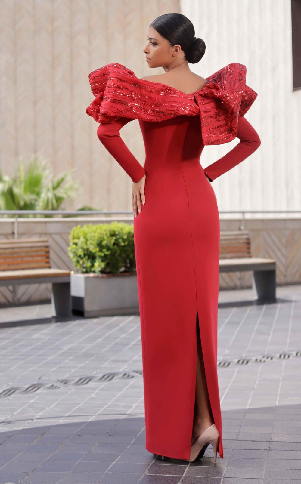 Edward Arsouni Couture 971 Dress details - VOLAKK