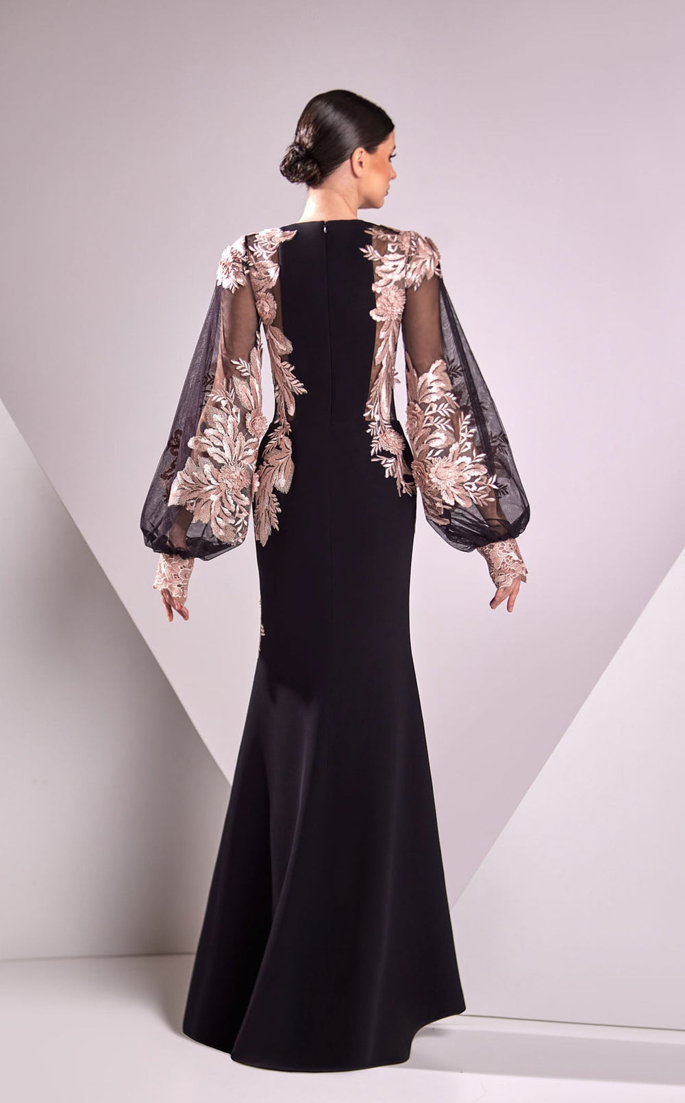 Edward Arsouni Couture FW24930 Dress details - VOLAKK