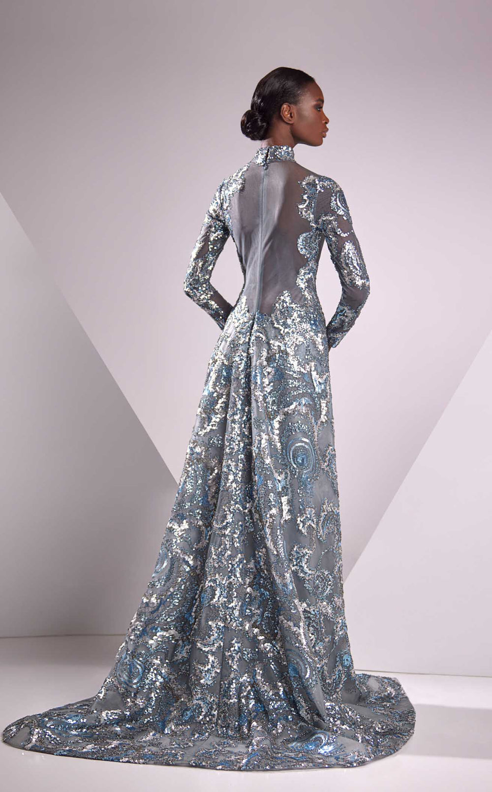 Edward Arsouni Couture FW24951 Dress details - VOLAKK