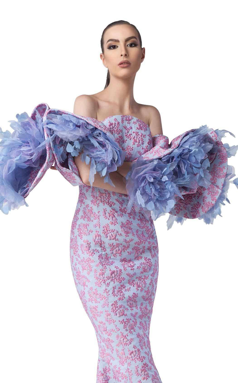 Edward Arsouni Couture 0257 Dress details - VOLAKK