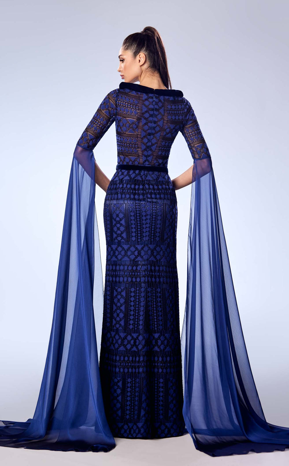 Exquisite Reverie Couture FW43 Dress detail view - VOLAKK