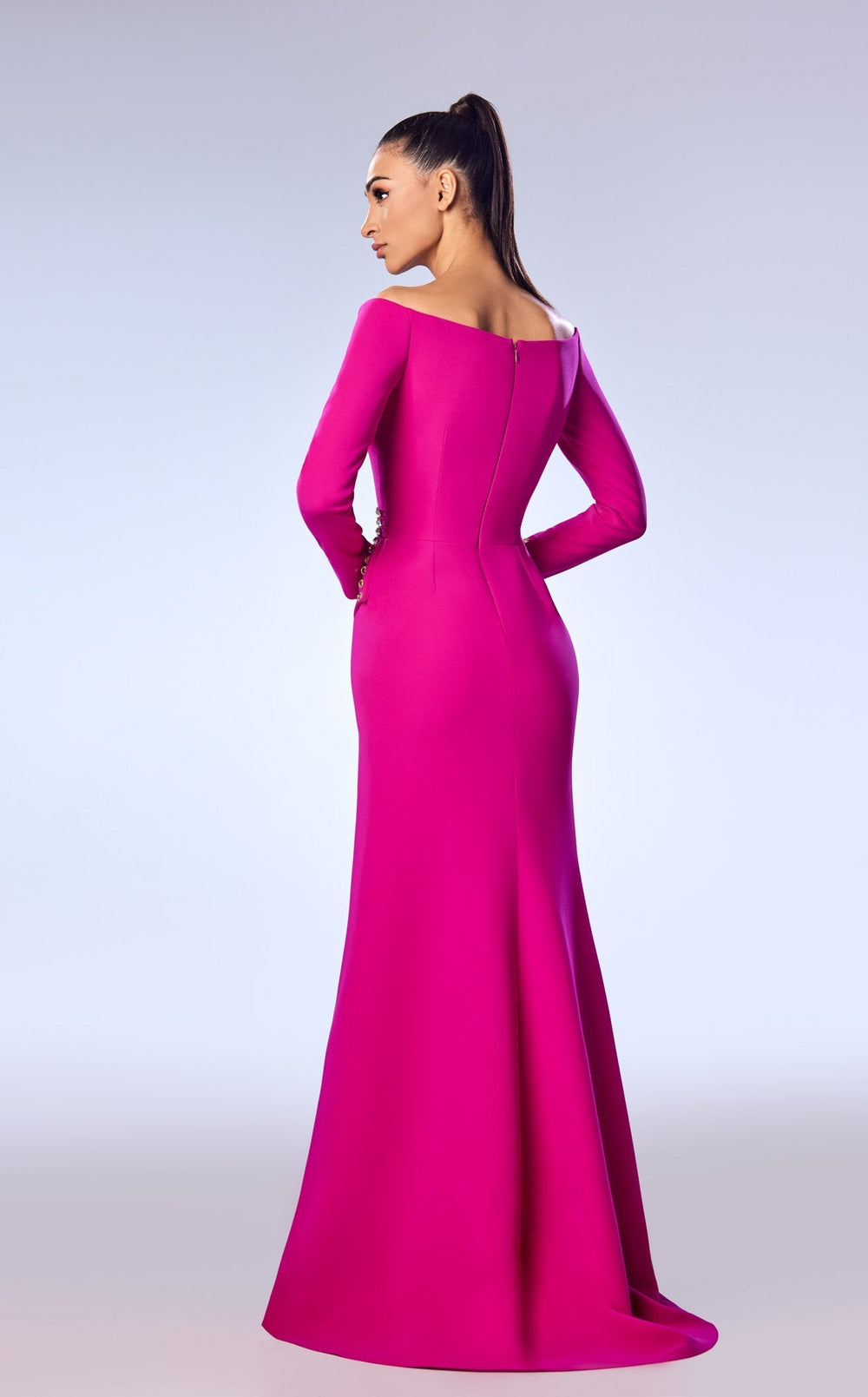 Exquisite Reverie Couture FW55 Dress detail view - VOLAKK
