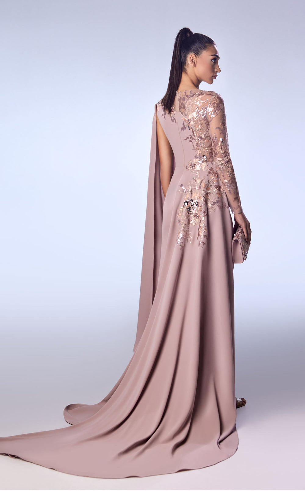 Exquisite Reverie Couture FW58 Dress detail view - VOLAKK