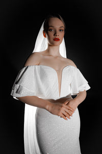 Sparkly Mermaid Wedding Dress Fly view 4