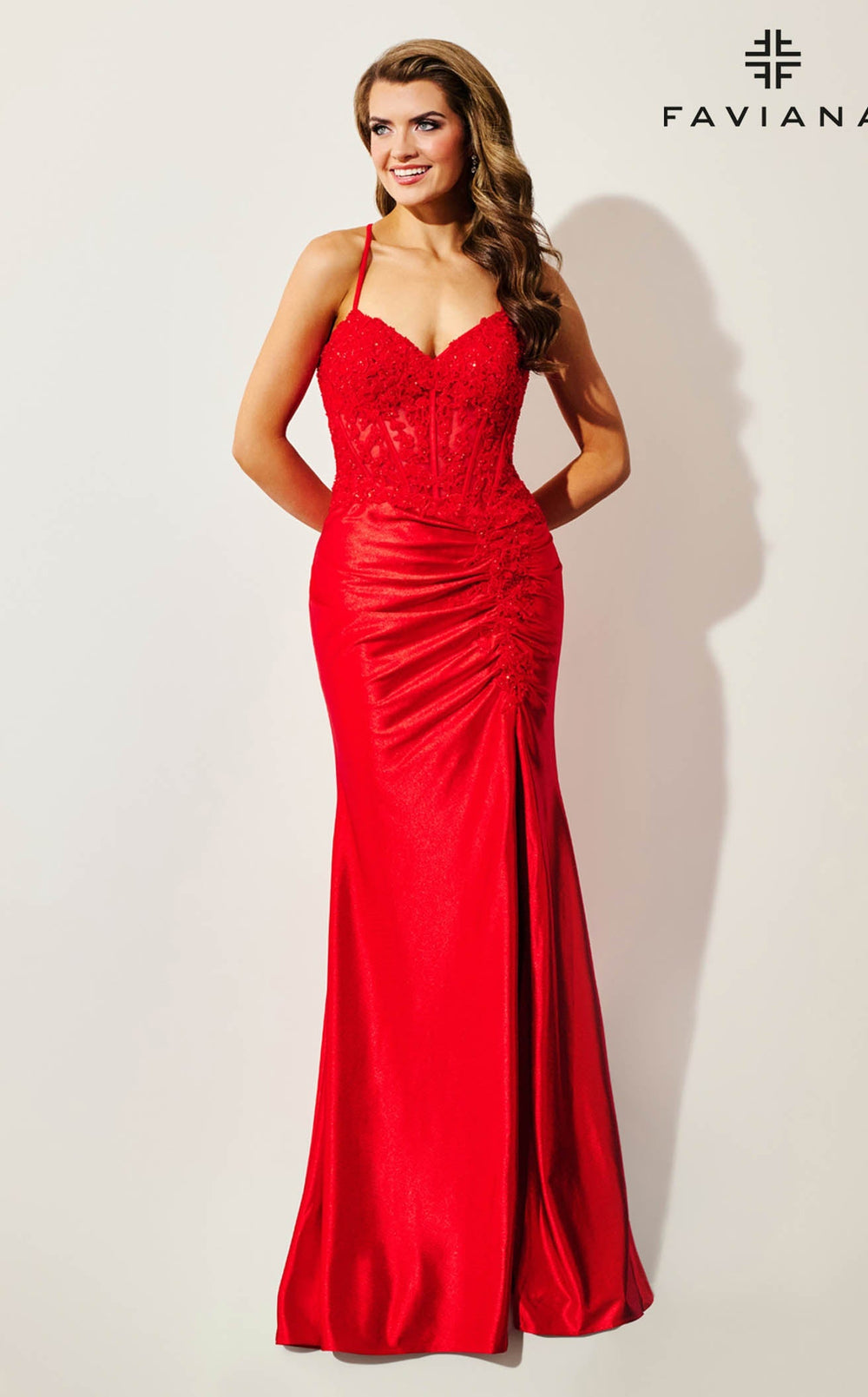 Exquisite Faviana 11414 Dress detail view - VOLAKK