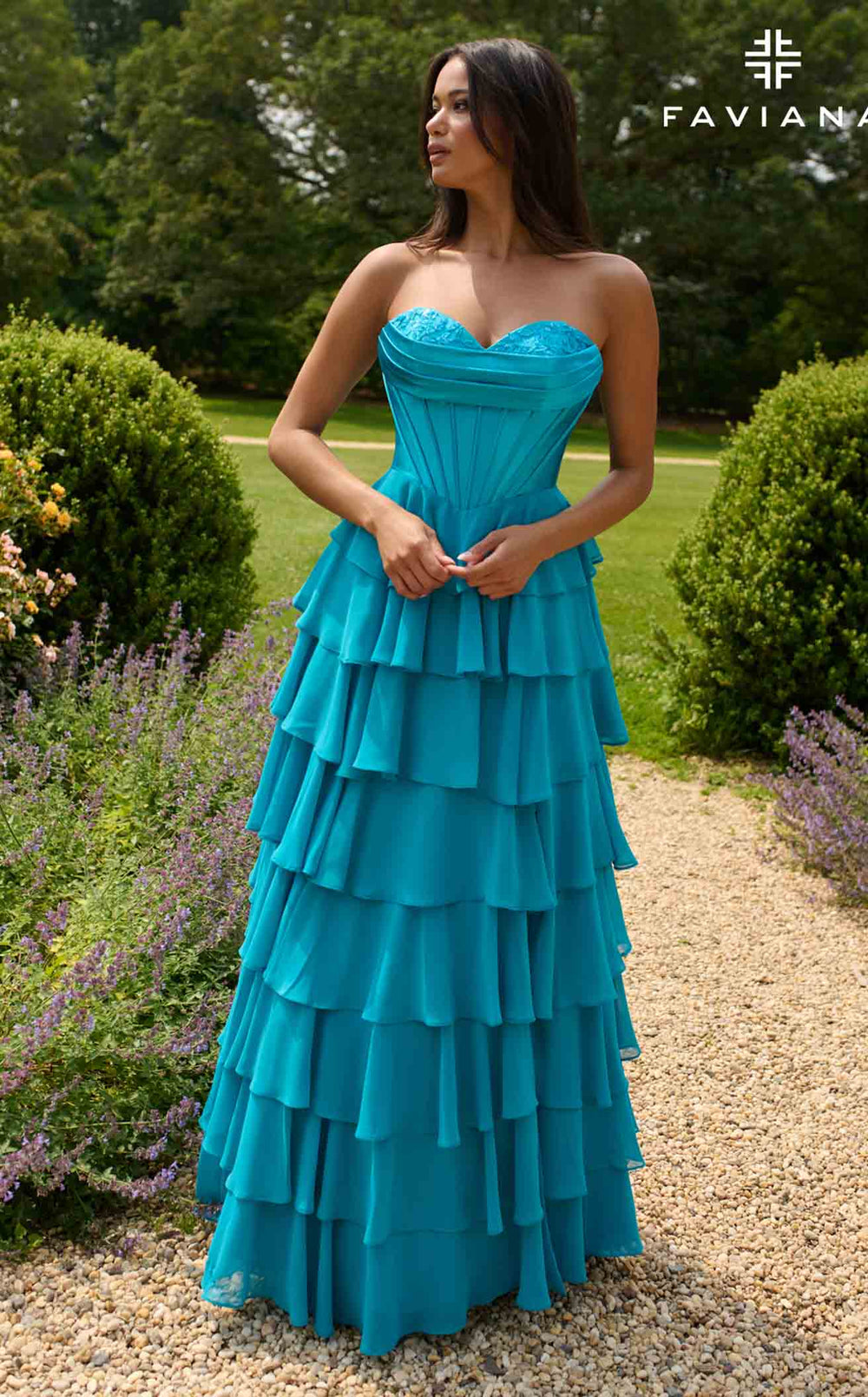 Exquisite Faviana 11436 Dress detail view - VOLAKK