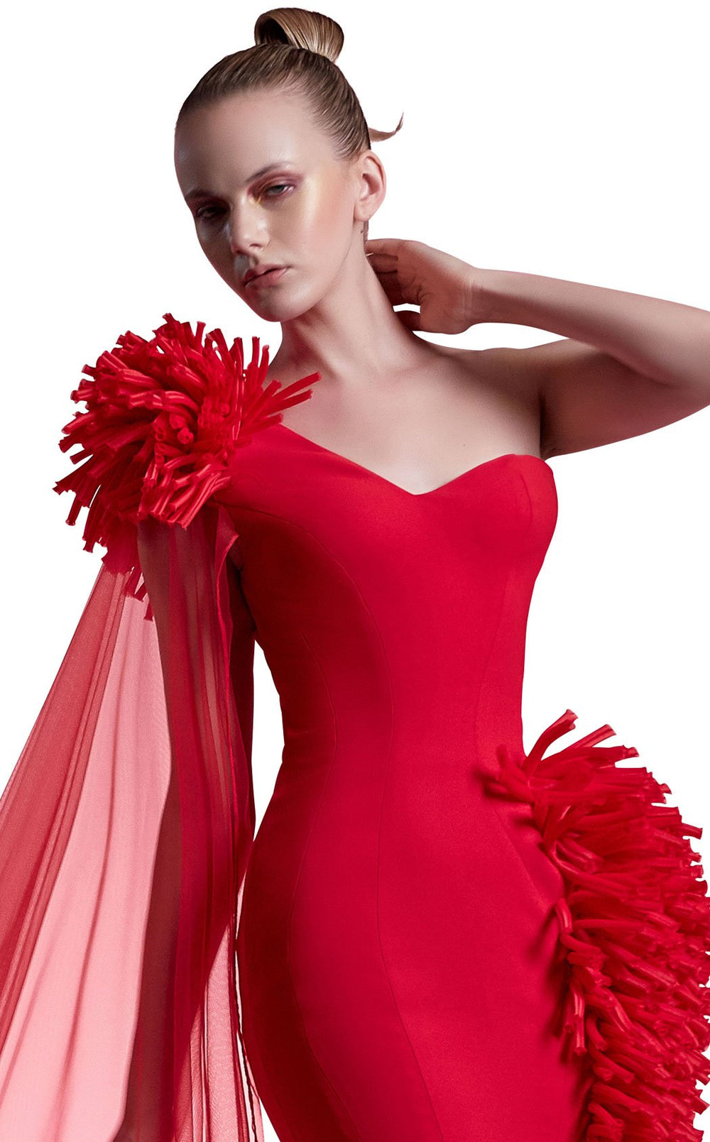 Exquisite MNM Couture G1211 Dress detail view - VOLAKK