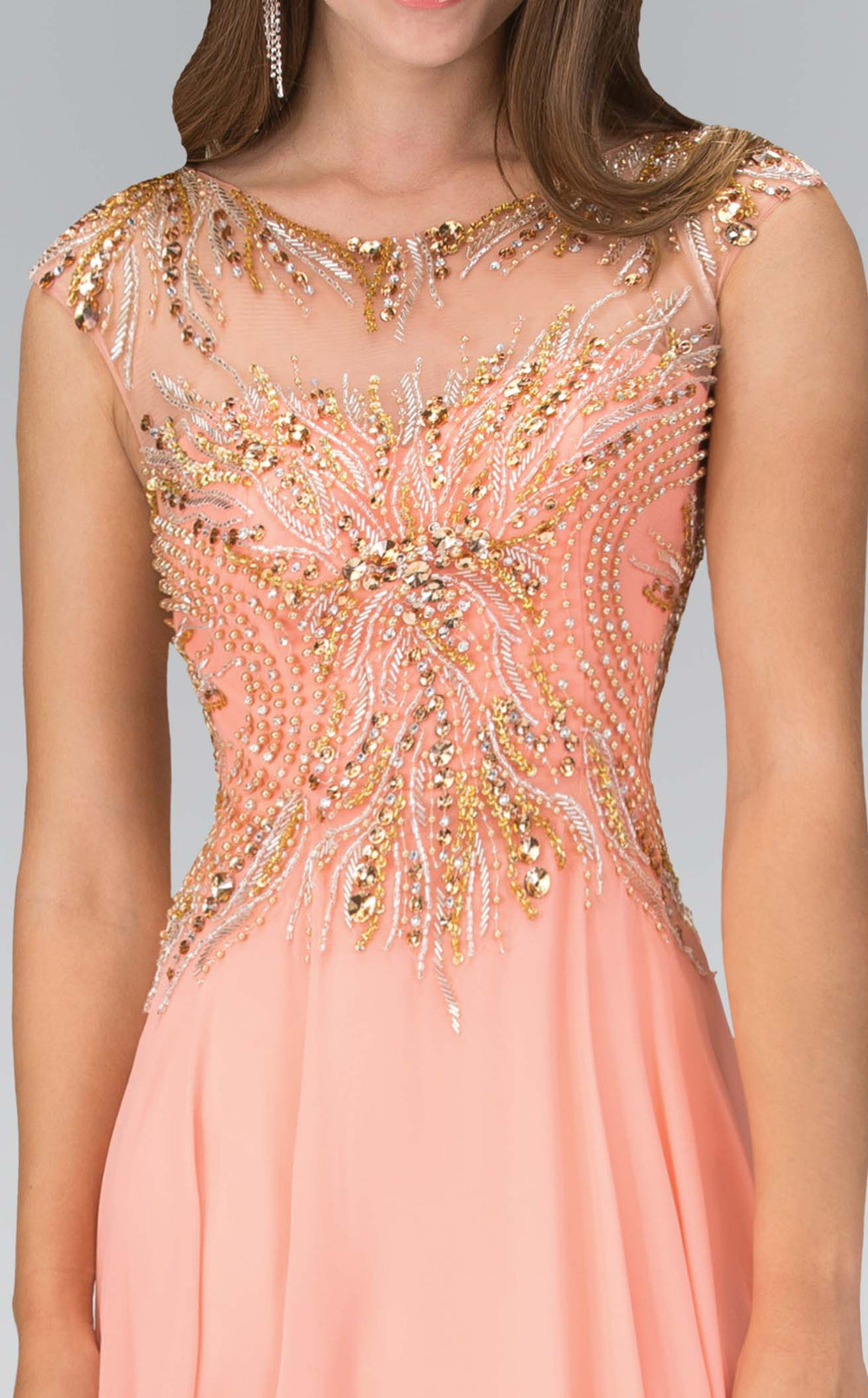 Exquisite Elizabeth K GL1305 Dress detail view - VOLAKK