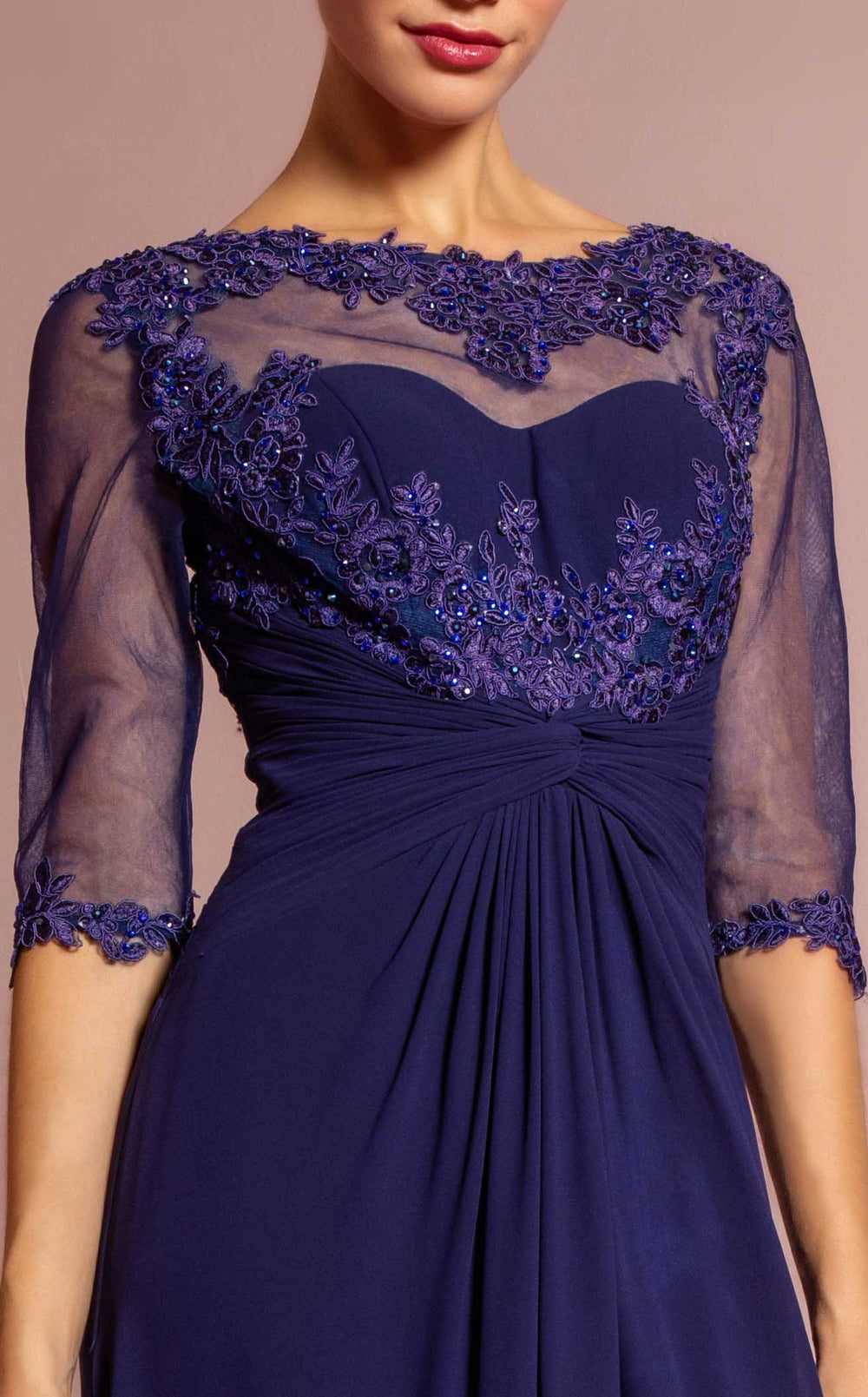 Exquisite Elizabeth K GL1424 Dress detail view - VOLAKK