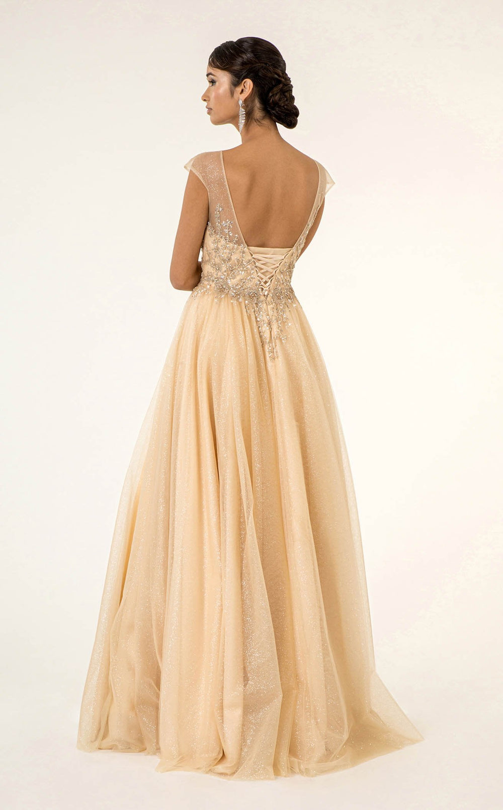 Exquisite Elizabeth K GL1954 Dress detail view - VOLAKK