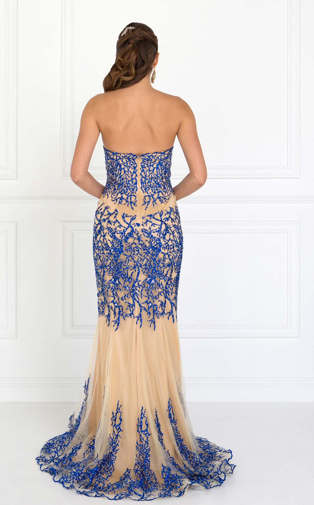 Exquisite Elizabeth K GL2055 Dress detail view - VOLAKK
