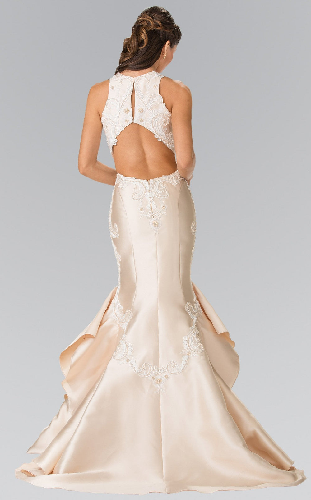 Exquisite Elizabeth K GL2356 Dress detail view - VOLAKK