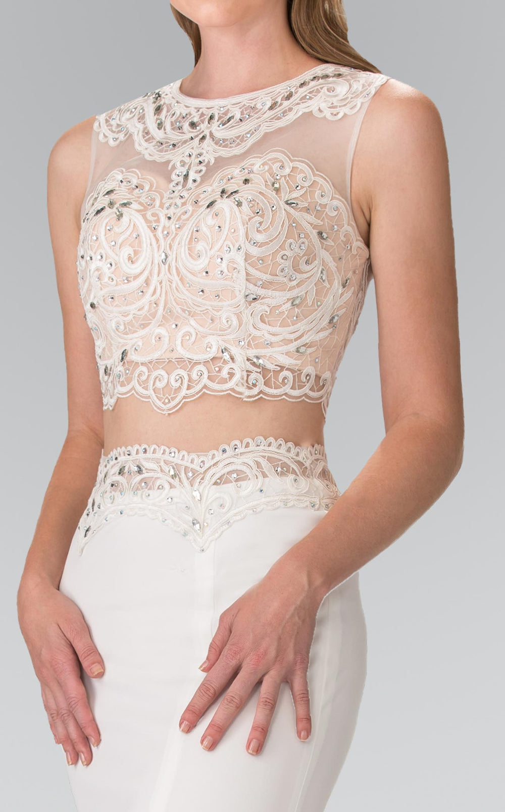 Exquisite Elizabeth K GL2373 Dress detail view - VOLAKK