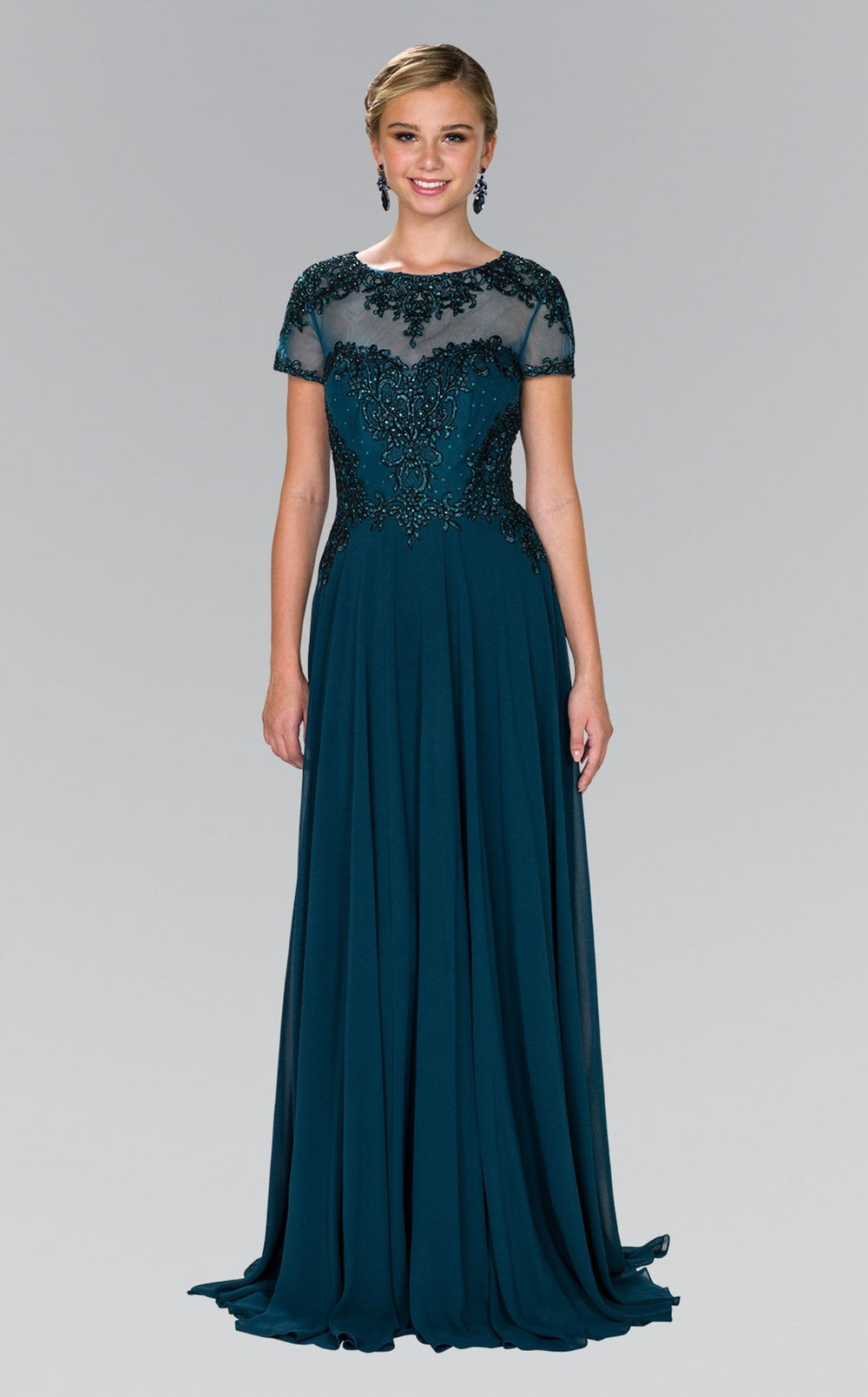 Exquisite Elizabeth K GL2406 Dress detail view - VOLAKK