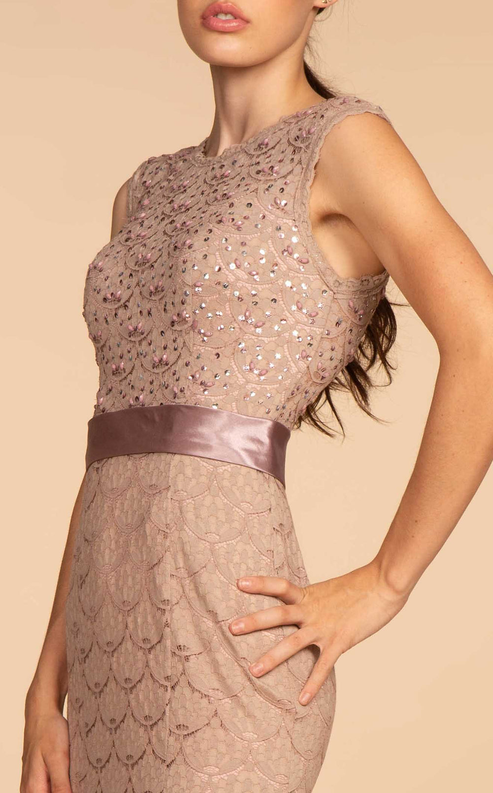 Exquisite Elizabeth K GL2613 Dress detail view - VOLAKK